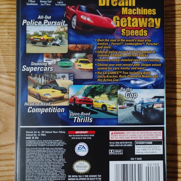 Need For Speed “Hot Pusuit 2” Nintendo Gamecube Black Label (CIB) - Picture 5 of 5